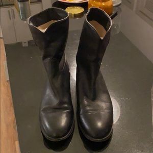 Tory Burch black boots-size 10